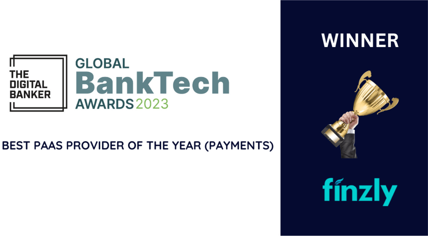 Finzly Wins Best PaaS Provider At The 2023 Global BankTech Awards